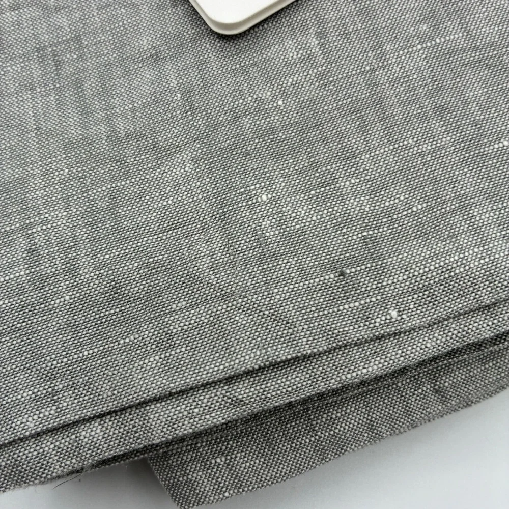 NWT Pottery Barn Belgian Flax Linen Pillowcases Set of 2 Standard Flagstone Gray